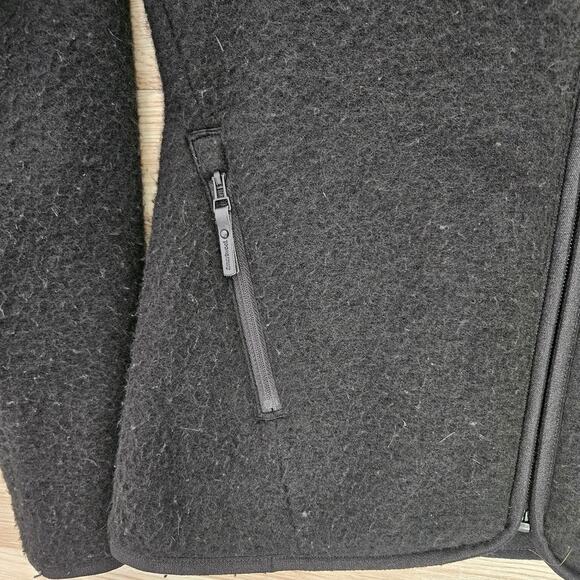 Smartwool Women’s XS Black Wool Blend Full Zip Fleece Jacket - Picture 2 of 5